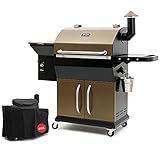 BBQ-Toro Pellet Smoker Grill PG2 | vollautomatisch Räuchern | Pelletgrill inkl. Abdeckhaube | Holzpelletgrill