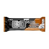 WEIDER 60% Proteinriegel, Eiweißriegel mit dem höchsten Proteingehalt auf dem Markt, High Protein Riegel mit Glutamin und BCAA für Muskelaufbau und Fitness, 24 Stück á 45g, Salted Peanut-Caramel