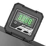 Magnetischer Winkelmesser, LCD-Messung, 4 x 90-Grad-Reichweite, Würfel-Neigungsmesser, für Bau, Zuhause, Maschinen, Säge, Gehrungsbolzen, Tisch, Auto, Kompass