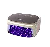 Emmi Nail Digital LED Glitter UV/LED-Lichthärtungsgerät - Nagellampe mit 48W - Akku und Low Heat Timer Startsensor - 4 Timerstufen - Lichthärtungsgerät für UV Gele - Nagelstudio Gerät