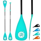 niphean SUP Paddel, Schwimmfähiges Kajak Paddel in 3 oder 4 Abnehmbaren Teilen, Verstellbares Doppelpaddel für SUP (198–218 cm), Robuste Stand up Paddle