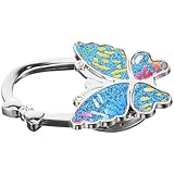 Healifty Schmetterlings Handtaschenaufhänger aus Metall Faltbarer Taschenhaken für Schreibtisch Kompakt und Robust Handtaschenhalter für Büro und Alltag