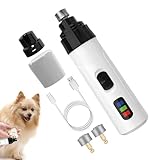 Generisch Krallenschleifer für Hunde, Elektrohundnagel -Trimmer, super ruhige Haustierklauen -Pflegewerkzeug, USB -wiederaufladbare PET -Nagel -Nagel -Trimmer -Datei für Hund und Katze