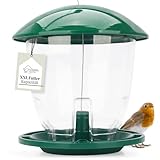 WILDLIFE HOME Vogelfutterspender XXL zum Aufhängen 1,5kg I Extra große Vogelfutter Kapazität I Vogelfutterstation für Wildvögel, Vogel-Futterstation, Futterspender, Vogelfutterhaus