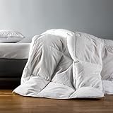 Kadolis - Lanaï Kinderbettdecke aus Daunen und Federn aus den Pyrenäen 140x200 cm - 4-Jahreszeiten-Bettdecke für EIN Einzelbett - Hülle 100% Perkal aus Bio-Baumwolle - OEKOTEX