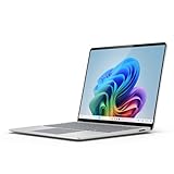 Microsoft Surface Laptop | Copilot+ PC | 15” Touchscreen | Snapdragon® X Elite (12 Kerne) | 16GB RAM | 512GB SSD | neuestes Modell, 7. Edition | Platin