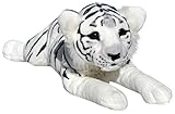 Wagner 2042 - Plüschtier Tiger Baby - liegend - Weiss - 50 cm