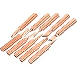 Angoily 10st Lötspitzen-set Lötzubehör Kabel Halter Elektrische Anschlüsse Kabelverbinder Schweißen Kabelbinder Kabelhalter Lötset Tipp Zum Brennen Von Holz Spitze Für Lötkolben Kupfer