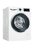 Bosch WNG24440 Serie 6 Waschtrockner, 9 kg Waschen und 6 kg Trocknen, 1400 UpM,AutoDry optimale Trocknung, Fleckenautomatik entfernt 4 Fleckenarten, EcoSilence Drive leiser und effizienter Motor, Weiß