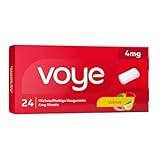 Voye Citrus 4mg | Nikotinkaugummi | Nicotin | Unterstützt die Raucherentwöhnung | Rauchen aufhören | Kaugummis mit frischem Zitrusgeschmack (24 Stück)