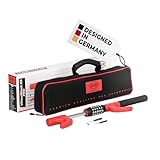 HEYNER® Lenkradsperre mit Zahlenschloss Kompakt Lenkradkralle Wegfahrsperre Parkkralle Diebstahlschutz Schloss PKW Auto Abschreckung Kralle