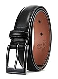 CHAOREN Ledergürtel Herren, Gürtel Herren Leder 30mm für Business und formelle Anlässe, Anzuggürtel Herren perfekter Begleiter zu Männer Businessschuhe