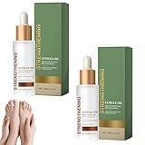Nagelhautöl für Nägel, Nagelwachstumsöl zur Reparatur und Förderung der Nagelhaut, beruhigend, feuchtigkeitsspendend, nährend für trockene, raue Nägel, stärkt und verhindert Niednägel (2pcs)
