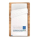 LINEA by böhmerwald - nature - Baumwolldecke sommerleicht, 135x200, 100% Baumwolle, Allergiker geeignet, waschbar bis 60°C, in Deutschland produziert