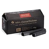 Emma Basic- Bambuskohle 10Kg | Briketts perfekt zum Grillen | Lange Brenndauer | Rauchfrei und geruchlos | Holzkohle in Restaurantqualität | Einfaches Brennen für Grills