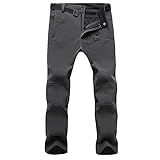 Skihose Damen Herren Winter Wanderhose Wasserdicht Softshellhose Warm Schneehose Outdoor Arbeitshose Frauen Snowboardhose Thermohose Trekkinghose Mit Taschen Funktionshose Berghose Jagdhose