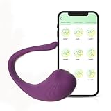 Vibrator mit APP Vibratoren für Sie G-punkt und Klitoris, 9 Vibrationsmodi Für Frauen, Butterfly Vibrator für Sie Vagina, Vibrator Sex Spielzeug für die Frau Leise Stark Klitoris, Lila
