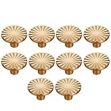 MeevrgR Set mit 5 stilvollen Zinklegierung für Kleiderschrank, Schublade, Schrank, Türgriff-Set, runde Möbelgriffe (L)