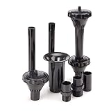 Saim Springbrunnen-Set, Springbrunnen-Düsen-Einstellung, 3 Arten von Düsen-Auswahl - Horn, Blütenpilz und zweilagige Modelldüse