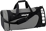 Erima Unisex Sporttasche, Polyester, Granit/Schwarz, S