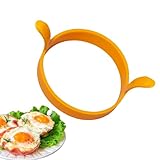 eierformen zum frittieren, eierring - eier braten kreisform - shaper pancake silikon hitzebeständig wiederverwendbar küchengadget sandwich frühstück int