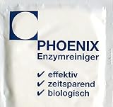 Spülmaschinenreiniger Waschmaschine, Trockner, Maschinenreiniger, Haushaltsgeräte Reiniger, Keim und Bakterienreduzierend Phoenix Enzymreiniger Maschinen (100, Gramm)