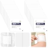KMFYMPT 30 Stück Wundpflaster Steril, 10x10 cm Steriler Wundverband, Sterile Pflaster, Aus Vliesstoff, Hautfreundlich und Atmungsaktiv, Geeignet Für Alltägliche Abschürfungen und Kleinere Wunden