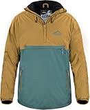 normani Wasserdichter Windbreaker mit Fleecefutter bis -20°C Winter-Anorak gefüttert für Damen und Herren von S-4XL - 11.000 mm Wassersäule Farbe Gelb/Grün Größe XXL/56