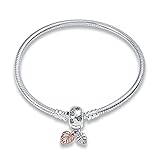 Pandach Armband Damen 925 Sterling Silber, Armbänder Moments Schlangen-Gliederarmband Armkette Valentinstag Muttertag Geburtstags Weihnachten Geschenk für Frauen Freundin Mama CMB051