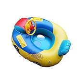 PHENOFICE Aufblasbare Für Lenkrad Design Für Den Pool Inklusive Inflator Ideal Für Spaß Im Wasser Sicher Und Bequem Für Kleine Schwimmer
