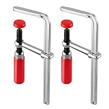 MAXPOWER 1 Paar 160mm x 60 mm Professionelle Schraubzwingen Set für Führungsschienen oder Tischklemmen