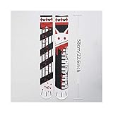 MEVZHH 1 Paar Niedliche Katze Lange Knie Socke Mädchen Frauen Gedruckt Dünne Nylon Strümpfe Weiblich Hoch Über Knie Socken/Schwarz/Eine Größe