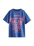 Next Mädchen FOO Fighters Band T-Shirt Blau 7 Jahre