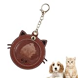 Schlüsselanhänger mit Hundehaarsammler, Kätzchengesicht, kreativer niedlicher Schlüsselanhänger, Schlüsselhalter für Foto-Aufbewahrung, Rucksack, Geldbörse, Geldbörse, Refer to description