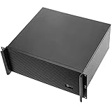 CableMarkt - Rack Mount Box 19' schwarz IPC ATX 4U 5x3.5 Tiefe 390mm