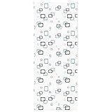 vidaXL Duschrollo 90x240 cm Stoffbreite 86 cm, Duschvorhang, Badewannenvorhang, Seitenzugrollo, Dusche Rollo, Badewannenrollo, Duschvorhang-Rollo
