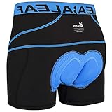 baleaf Fahrradhose Herren Radunterhose Gepolstert Radlerhose Gepolstert Fahrrad Unterhosen Radhose Kurz Radlerunterhose Fahrradbekleidung Blau XL