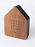 RELAXOUND Holz Zwitscher Box – Vogel Gezwitscher Ambient Sound – batteriebetrieben. Walnutwood