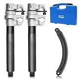 CCLIFE Federspanner KFZ 2tlg, Universal Werkzeug für Auto Stoßdämpfer, Belastung 1,2T, DIB