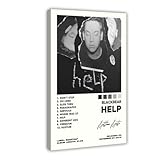 Diempi Hilfe-Poster – Blackbear Poster auf Leinwand, Schlafzimmer, Dekoration, Landschaft, Büro, Raumdekoration, Geschenk, 60 x 90 cm