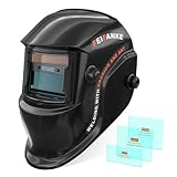 FEIFANKE Automatik Schweißhelm Vollautomatischer Verdunkelung und Optimaler Optischer Klarheit Schweißerhelm Breiter Schattenbereich 3.5/9-13 Schweisshelme Für Wig,MIG,ARC und Alle SchweißAnwendungen