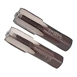 CoCud Handgewindebohrer, M22 x 1,5 Gewinde, metrisches Legierungswerkzeug, Stahlschrauben, Gewindebohrer unten - (Anwendungen: für Maschinengewinde-Reparatur), 1 Paar