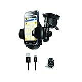 iLuv iCC796BLK Kfz-Halterung (für die Windschutzscheibe, für iPhone 4/ 4S / 3GS, iPod Touch und Smartphones) schwarz