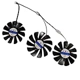 LFGOZSD 3 Teile/Satz FDC10U12S9-C,CF1010U12S, Grafikkarte Fan GPU VGA Kühler Für XFX RX5700XT RX 5700 XT Video Karten Kühlung(CF1010U12S)