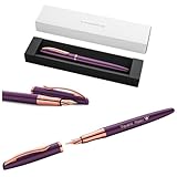 Pelikan Jazz® Noble Elegance P36 Füllhalter mit Gravur Geschenk - einzigartige Stifte mit Namen - personalisierte Geschenke - Füllfederhalter personalisiert (Viola)