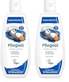 PAEDIPROTECT Pflegeöl für Babys & Kinder 200 ml, Babyöl mit Mandelöl für junge Haut, Körperöl zur milden Hautpflege und Reinigung im Windelbereich, Hautöl ohne Parfüm & Mikroplastik, vegan