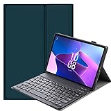 FKQLH Tastatur Hülle für Xiaomi Redmi Pad 2 Pro 12,1 Zoll mit Tastatur Magnetische Kabelloser Bluetooth Abnehmbare Englisch QWERTY Schutzhülle, Grün