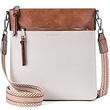 Roulens Mittel Damen Umhängetaschen, Leicht Damen Schultertasche aus Veganes Leder, Crossbody Bags für Frauen mit Verstellbar Abnehmbar Breiter Gurt