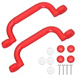 2 Stück Haltegriffe Spielturm Wetterfeste Sicherheitsgriffe Klettergriffe Kinder Outdoor Geeignet Für Spielplätze Wände Hochbetten Kinderzimmer Indoor Outdoor Spielturm Handgriffe