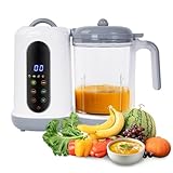 Hoapin Babynahrungszubereiter, Babybrei zubereiter, BabyDampfgaren eine stufe Dampfgarer Mixen, Automatisches Kochen Zerkleinern